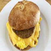 Sausage Egg cheese  rolls