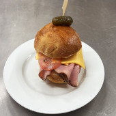 Sandwich with bacon