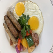 Eggs with Sausage
